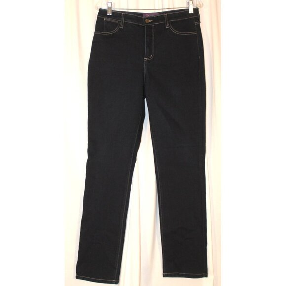 Not Your Daughter's Jeans Marilyn Straight DARK BLUE Indigo Size 12 x 31" Inseam - Picture 1 of 6
